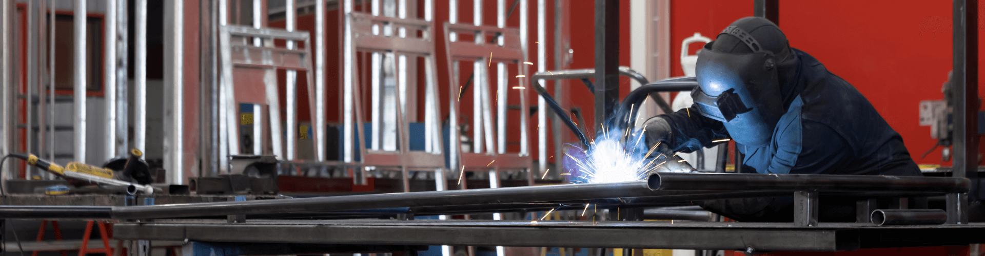 Fabrica de Metalurgica Villarroel vista aérea.